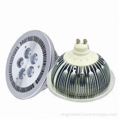 7W AR111 E27 LED spot lamp with 220V DC, high brightness, original 45mil Bridgelux